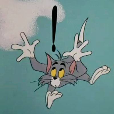 一组可爱的猫和老鼠头像