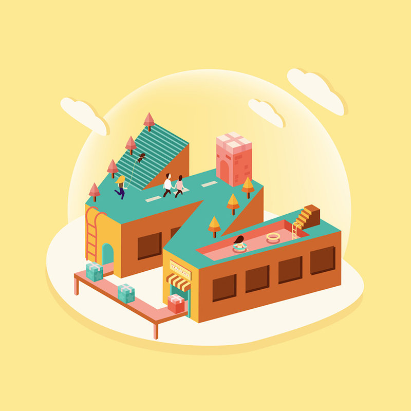 5d风格插画在手机界面等各种地方都有很大作用呢~不考虑点亮一下自己