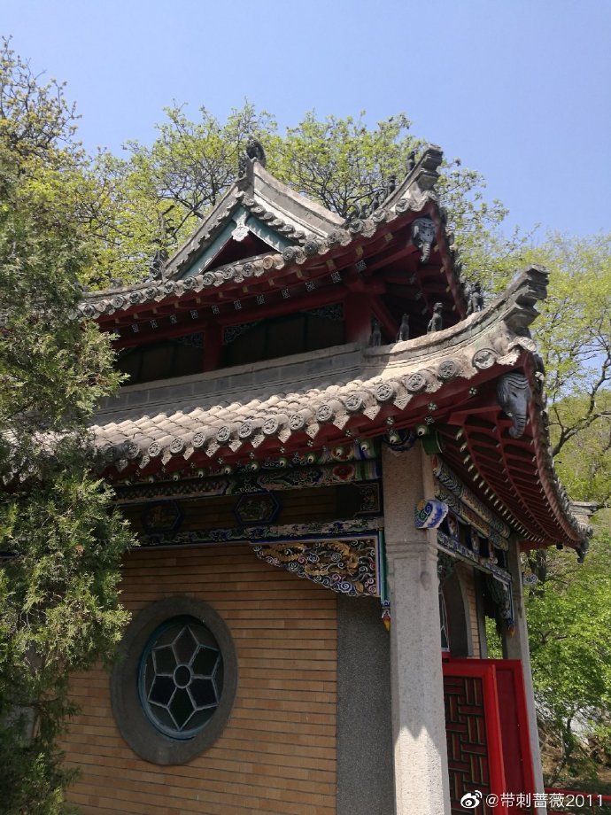 带刺蔷薇2011  分享:清泉寺坐落于普兰店市星台镇葡萄沟的巍霸山中