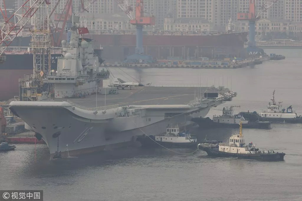 【辽宁舰大改完毕首次航行,舰岛后面加了个新玩意儿!】|瓦良格|国产航母_新浪军事_新浪新闻