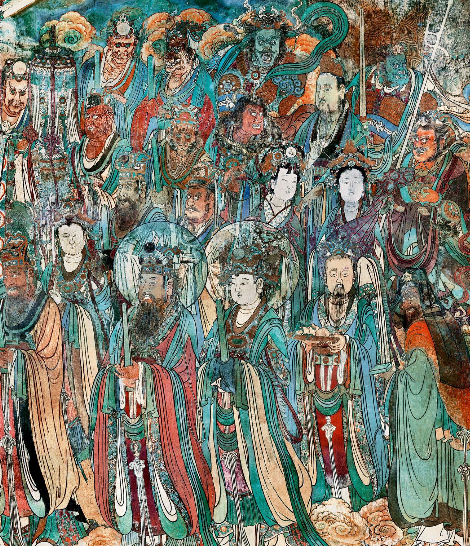 永乐宫壁画朝元图