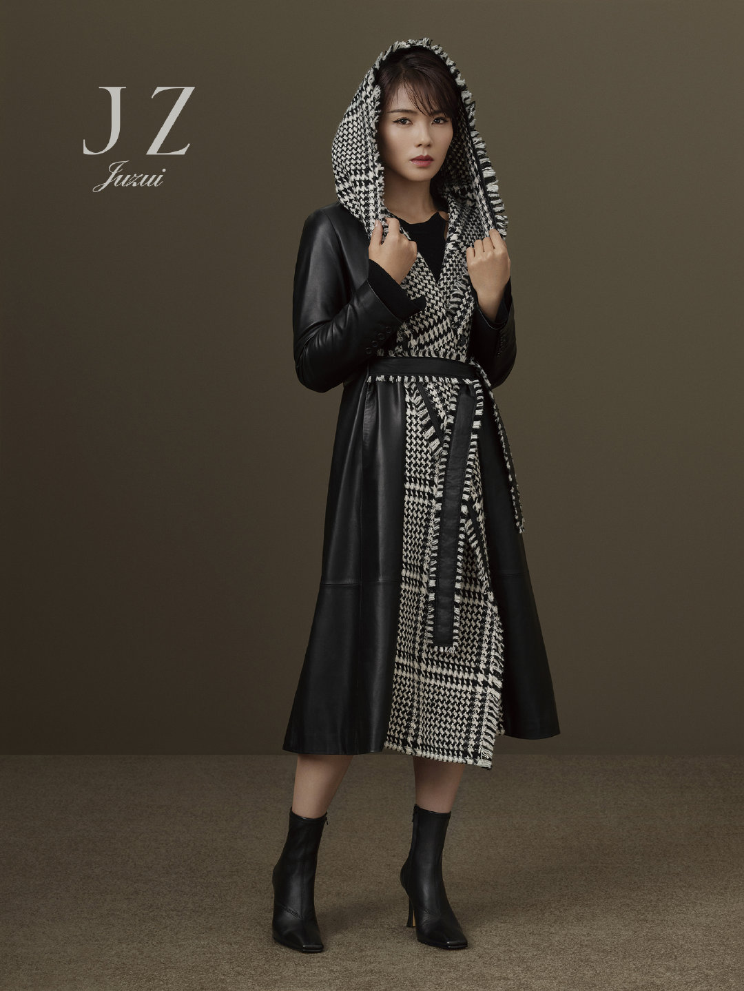 jz玖姿2019年aw大片携手品牌代言人刘涛共同演绎对曾经时尚年代的优雅