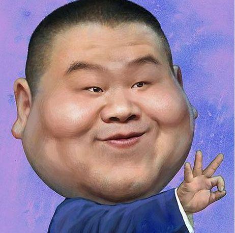 漫画版的明星,小岳岳最好认,最后一个好帅你能认出几个呢?