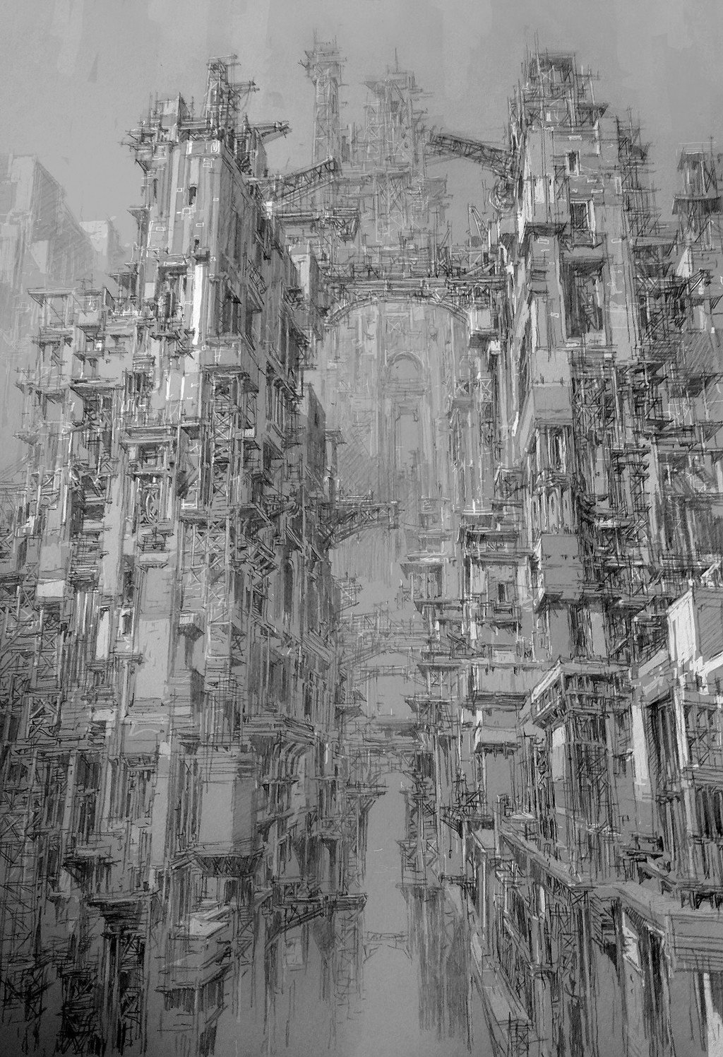 韩国场景设计师jaecheolpark的逆天手稿