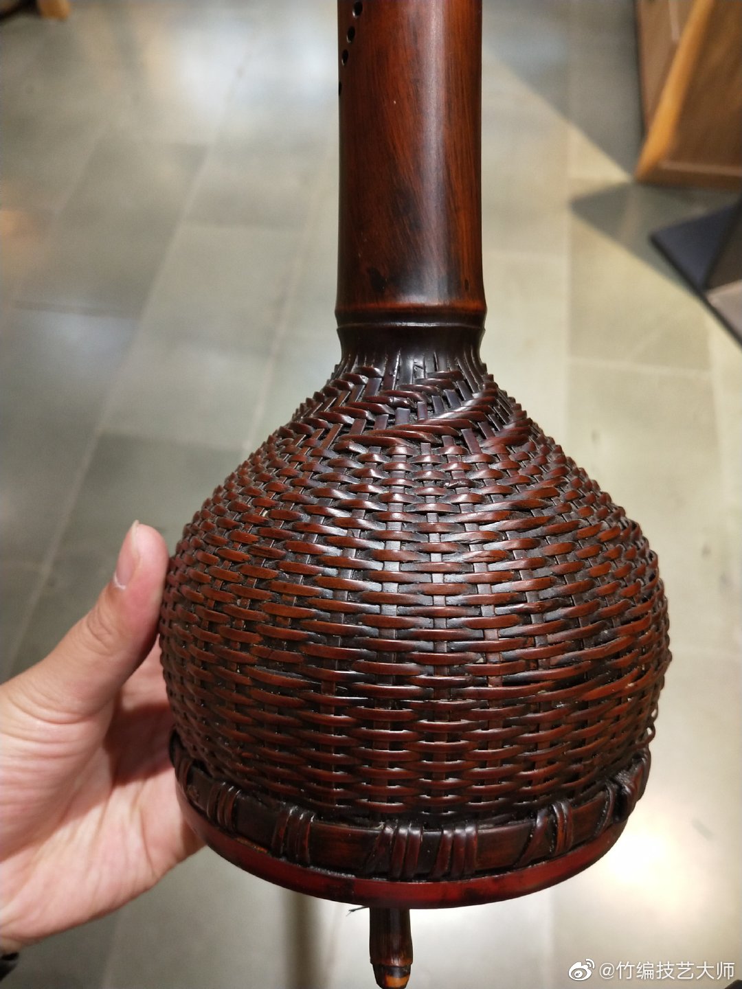 分享图片在殷商时代，竹藤的 编织 纹样丰富起来|竹藤|纹样|方格纹|米字|竹编_新浪新闻
