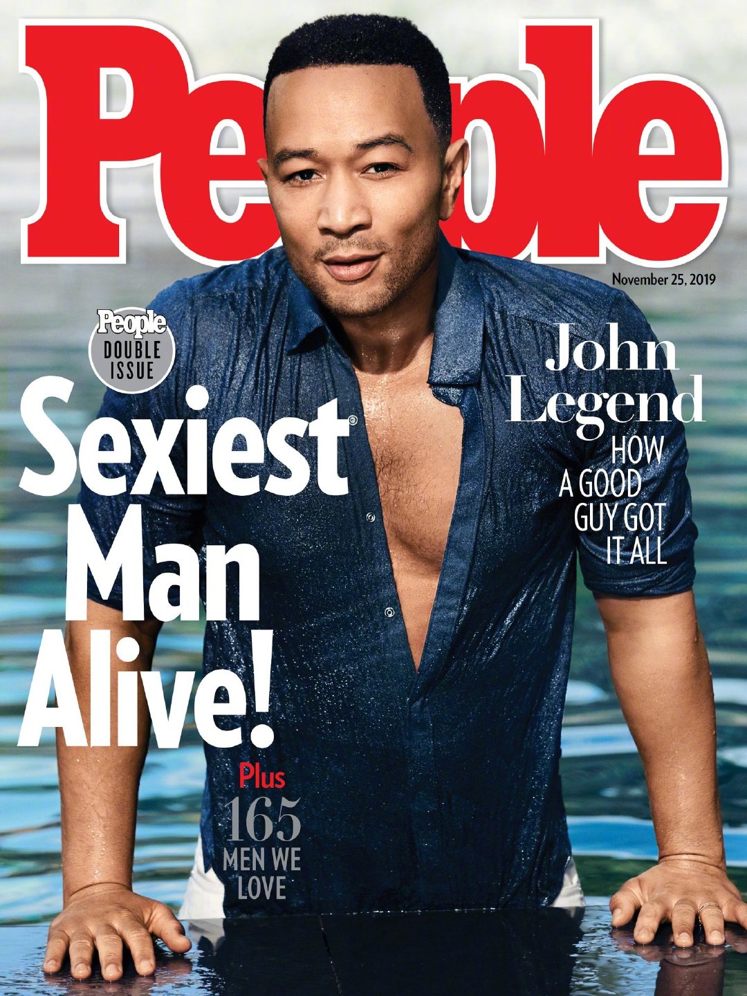 《人物》杂志评出2019年“全球最性感男人”——由传奇哥John Legend