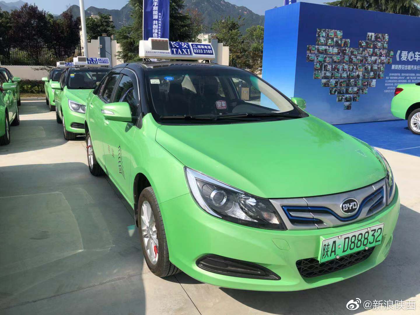 西安将新增6000辆纯电动出租车运价不变 长安区试点与市区同运价