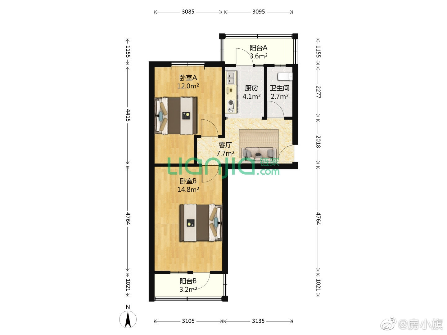这四种老破小经典户型怎么排序