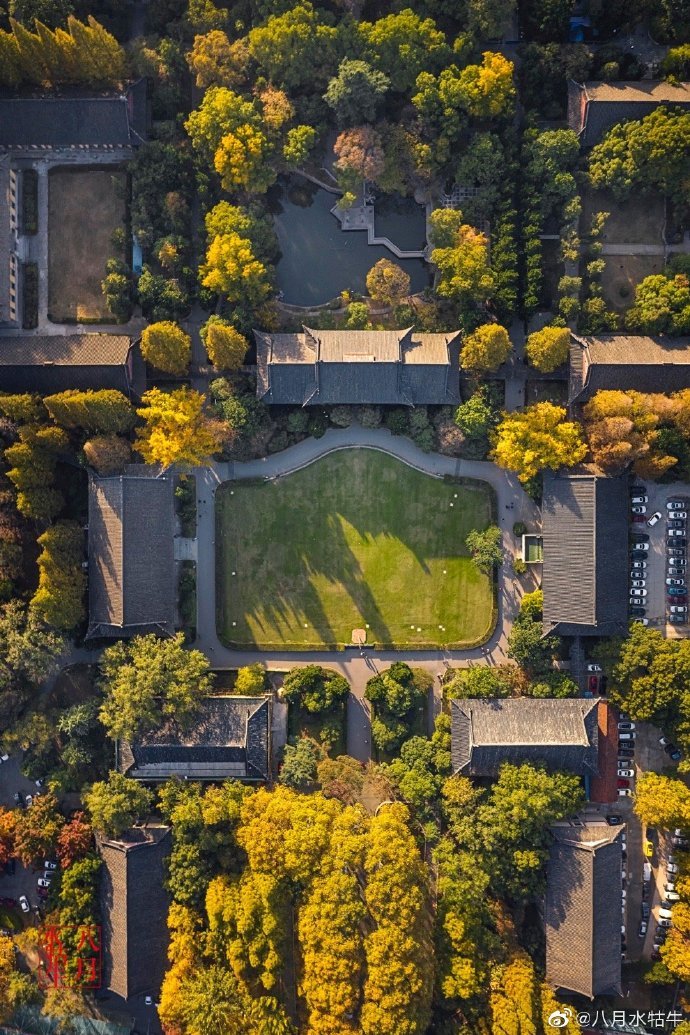 金秋,南师大随园校区,换个视角看东方最美丽校园