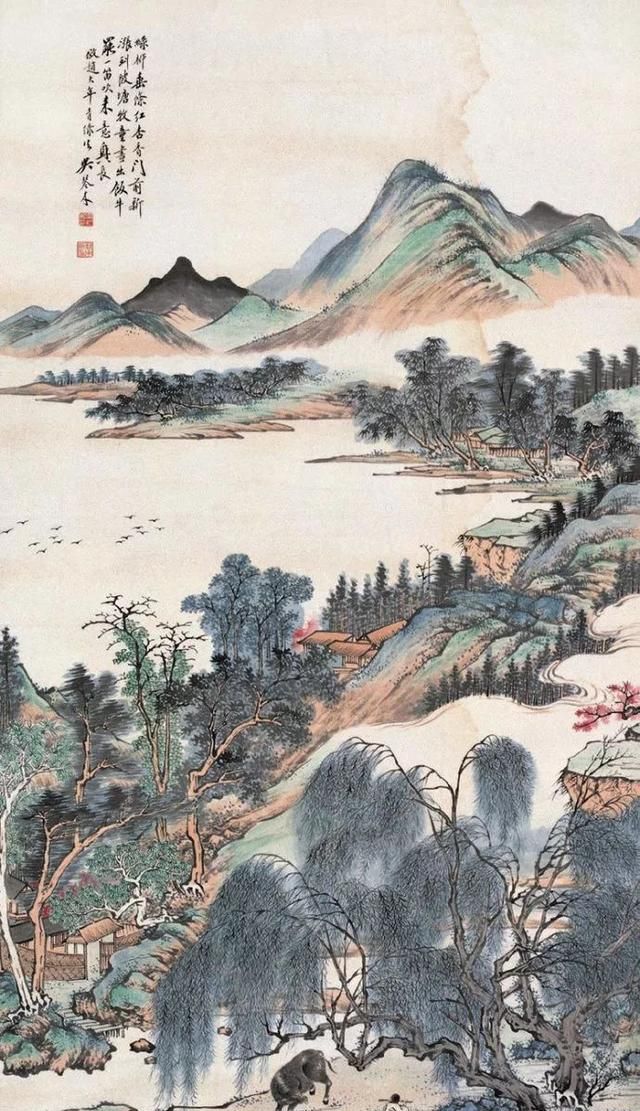 津门网吴琴木的传统山水画欣赏