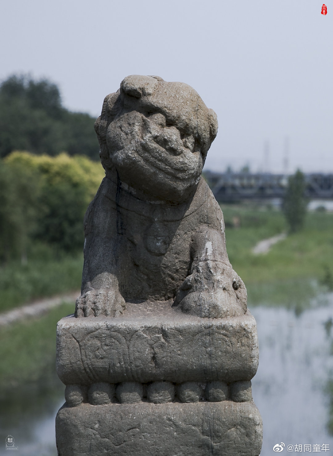 北京卢沟桥的狮子