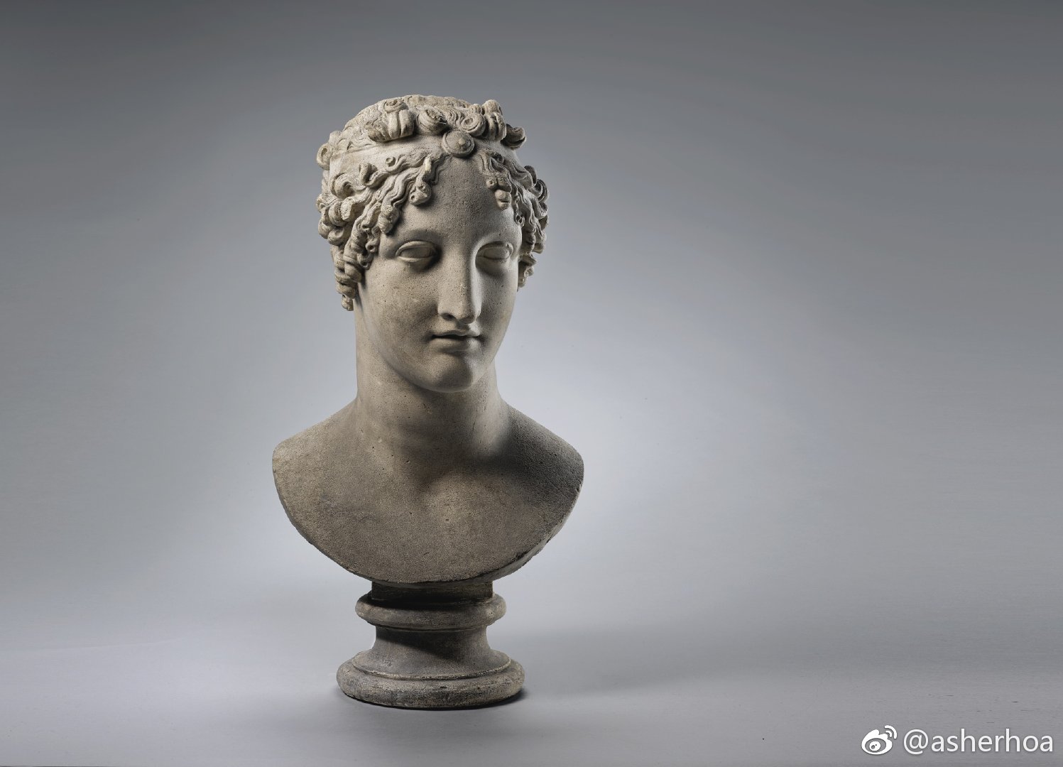 意大利雕塑家vincenzo malpieri1812年为新古典主义雕塑大师安东尼奥