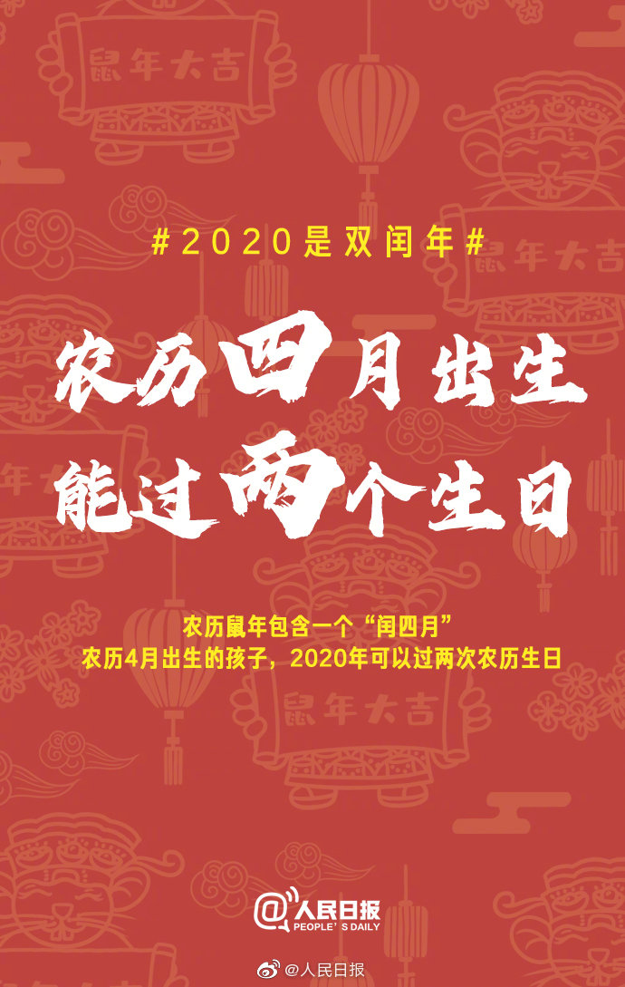 2020双闰年!