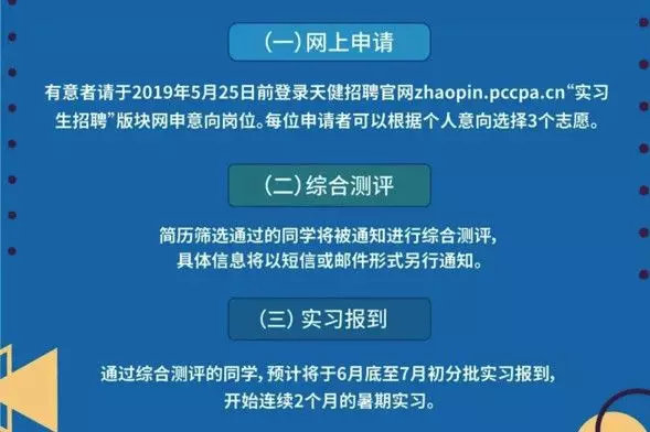 天健会计师事务所2019招聘启动!速投!