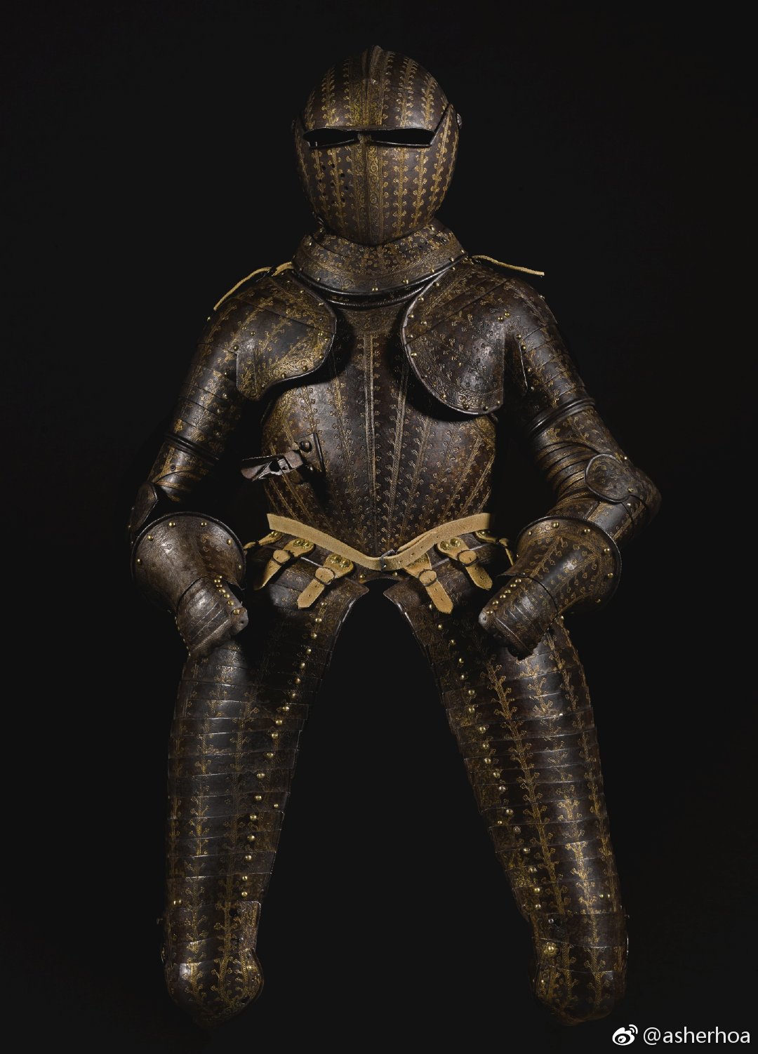 16001610年间产于意大利北部很可能是米兰的四分之三骑兵甲