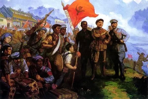 《广州起义》 何孔德 郑洪流《秋收起义 》 1973年作 中国美术馆藏
