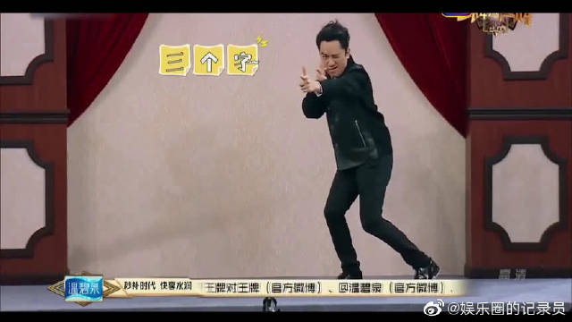 王牌对王牌:王祖蓝比划猜字,张丰毅说出答案,全场笑了!