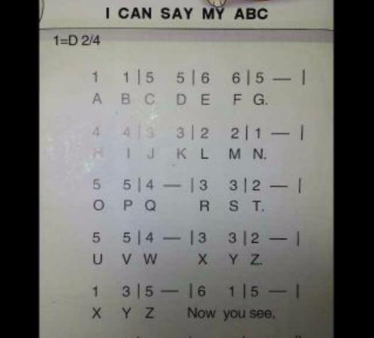 孩子在美国上幼儿园,我发现他学的字母歌居然和我小时学得不一样