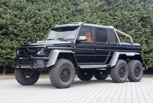 国产首台6x6越野车!车上带7个轮,皮卡造型的六野兽!