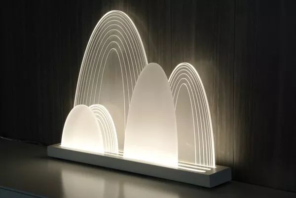 意大利设计师打造的中国山水,用灯的形态,展现不一样的美