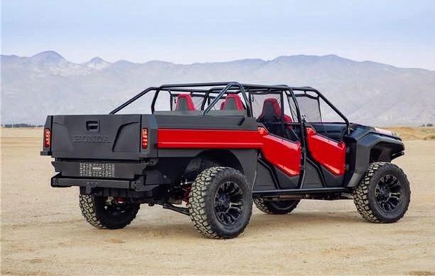 本田的全地形敞篷越野!皮卡平台打造,比猛禽更能豁,有个性