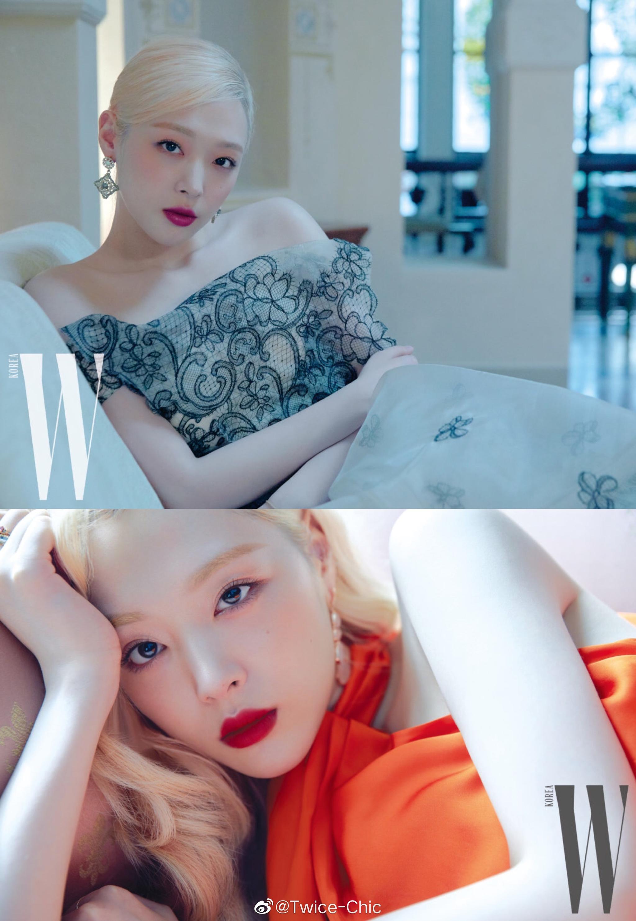 崔雪莉 x w korea 9月刊时尚大片 | 通透裸妆