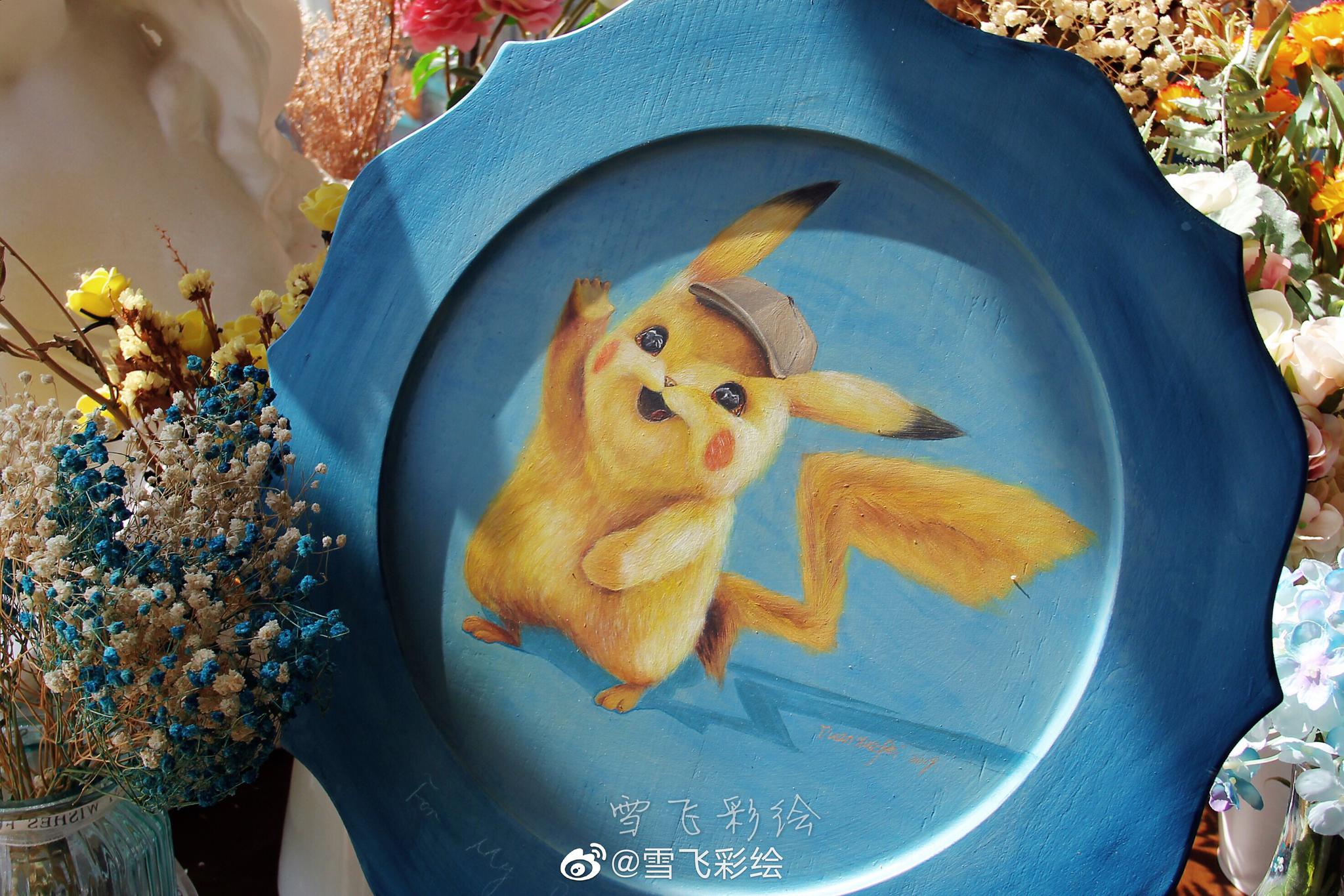 抽一个小可爱 送图五手绘皮卡丘来画一个超萌皮卡丘7315丙烯颜料