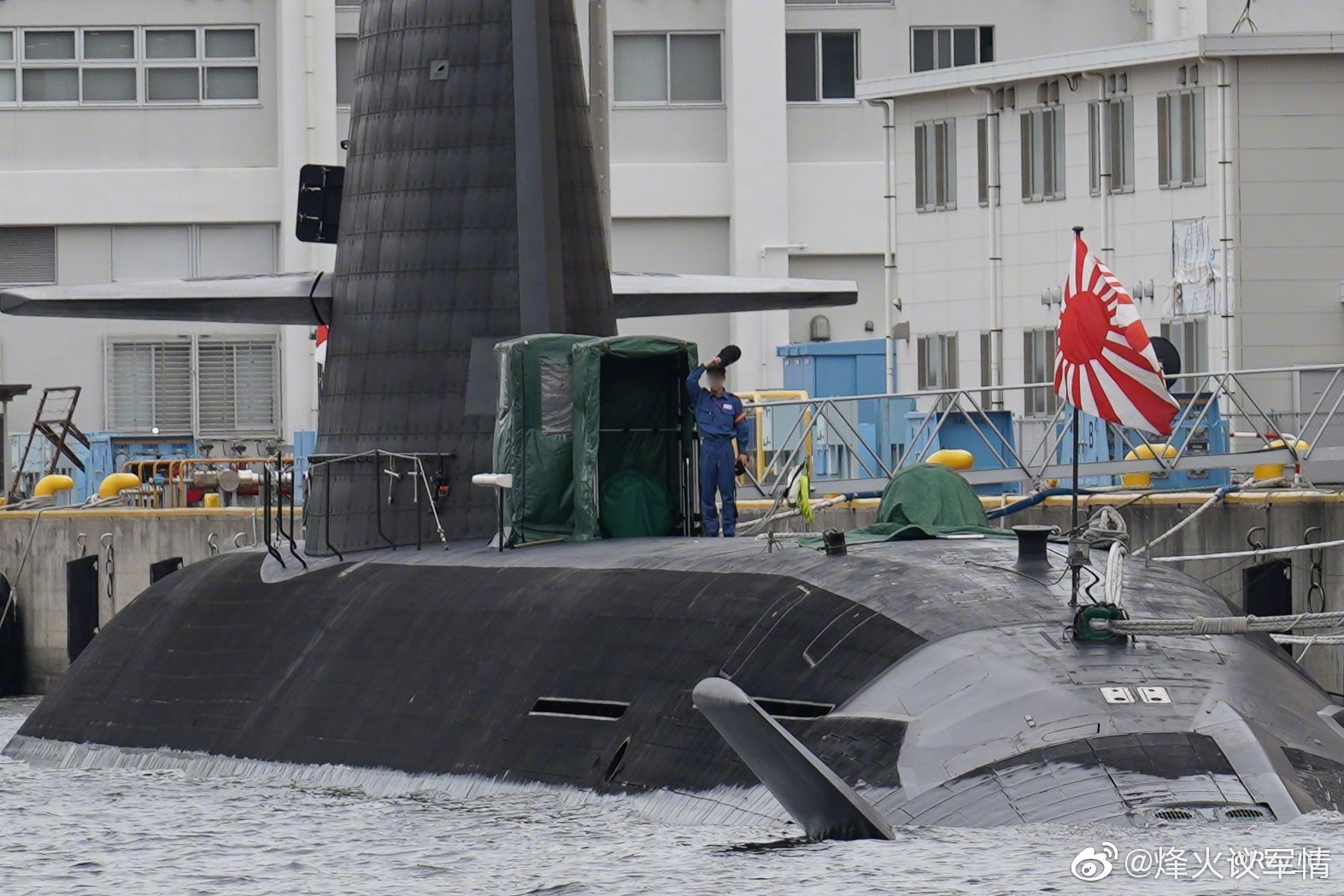 日本海自"苍龙级"常规潜艇消声瓦细节