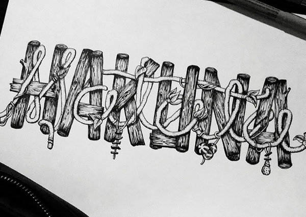 瑞典设计师amadusmalmen676767手绘艺术字体作品欣赏