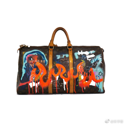 涂鸦版lvkeepall论vintage包包的二次利用