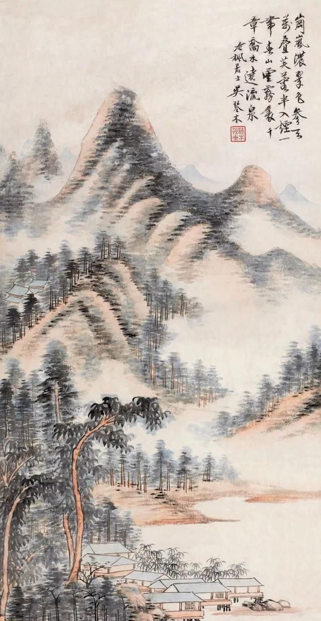 津门网吴琴木的传统山水画欣赏