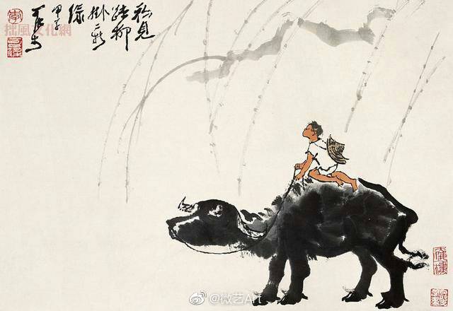 画坛一绝:齐白石的虾,徐悲鸿的马,李可染的牛,黄胄的驴