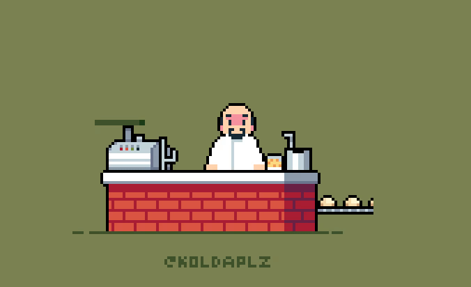 像素动画师nickn676767一组动画特效作品