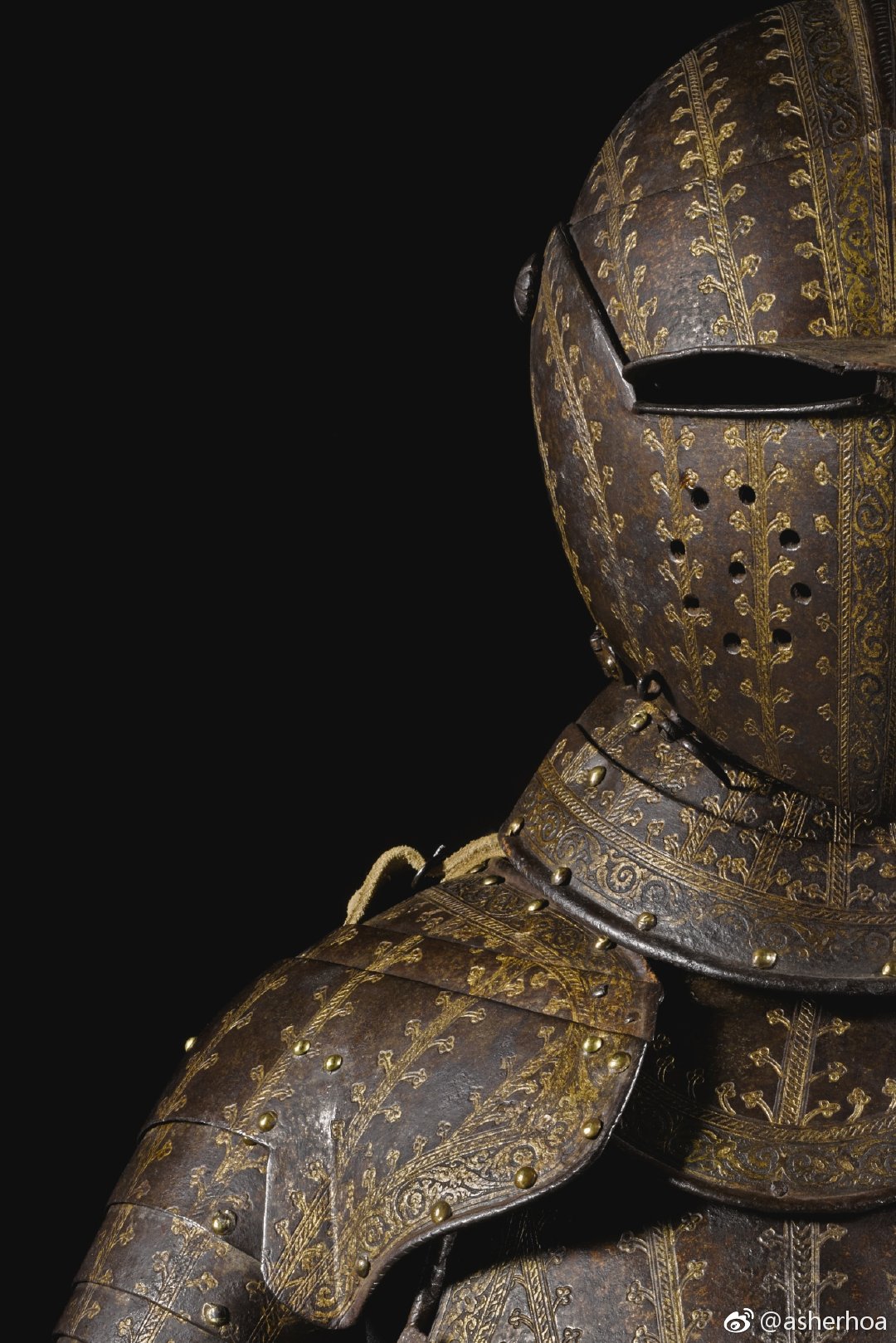 16001610年间产于意大利北部很可能是米兰的四分之三骑兵甲