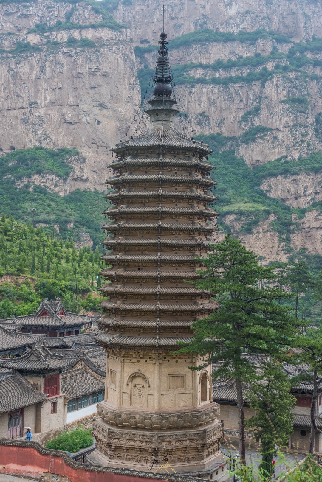 重走山西晋北梁林路游学,觉山寺位于大同市灵丘县