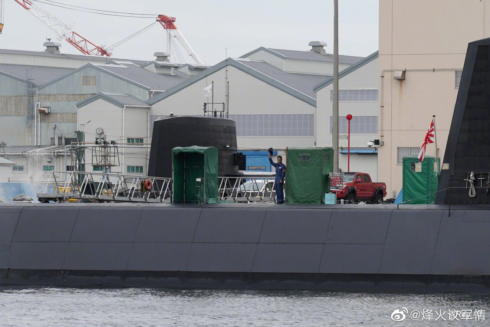 日本海自"苍龙级"常规潜艇消声瓦细节