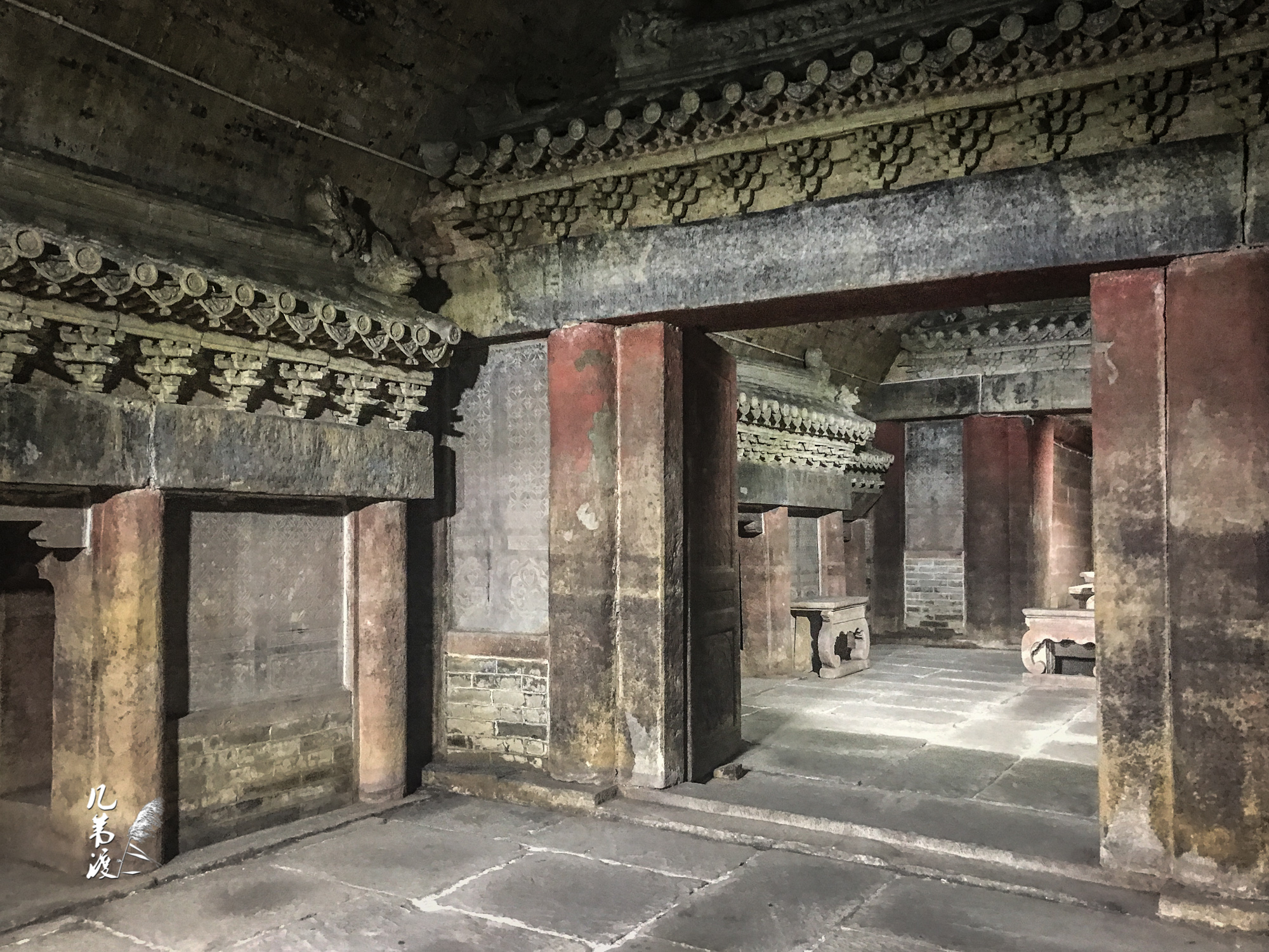 蜀僖王陵精美的地下宫殿