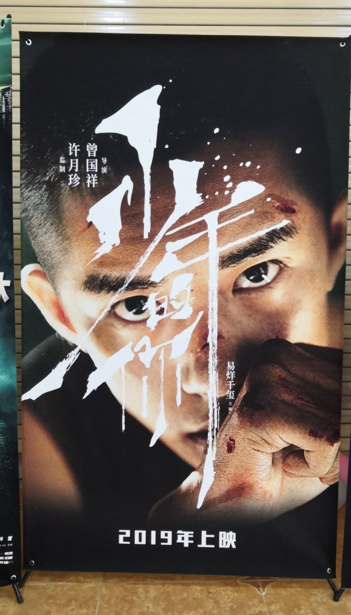 易烊千玺主演电影《少年的你》的宣传海报已经开始陆续落地各地影院啦