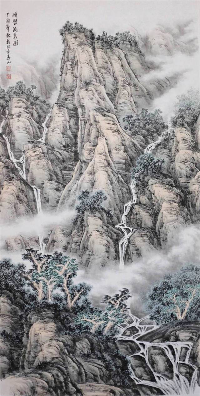 当代著名画家马山老师的山水画作品欣赏