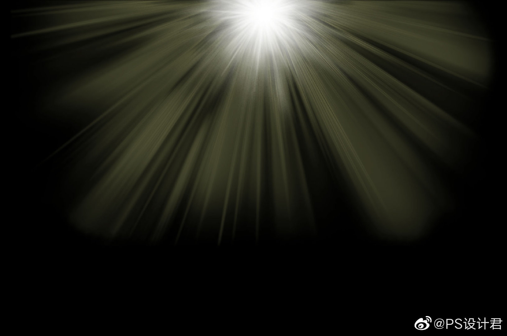 阳光光线素材使用方法在photoshop中将图层改为滤色