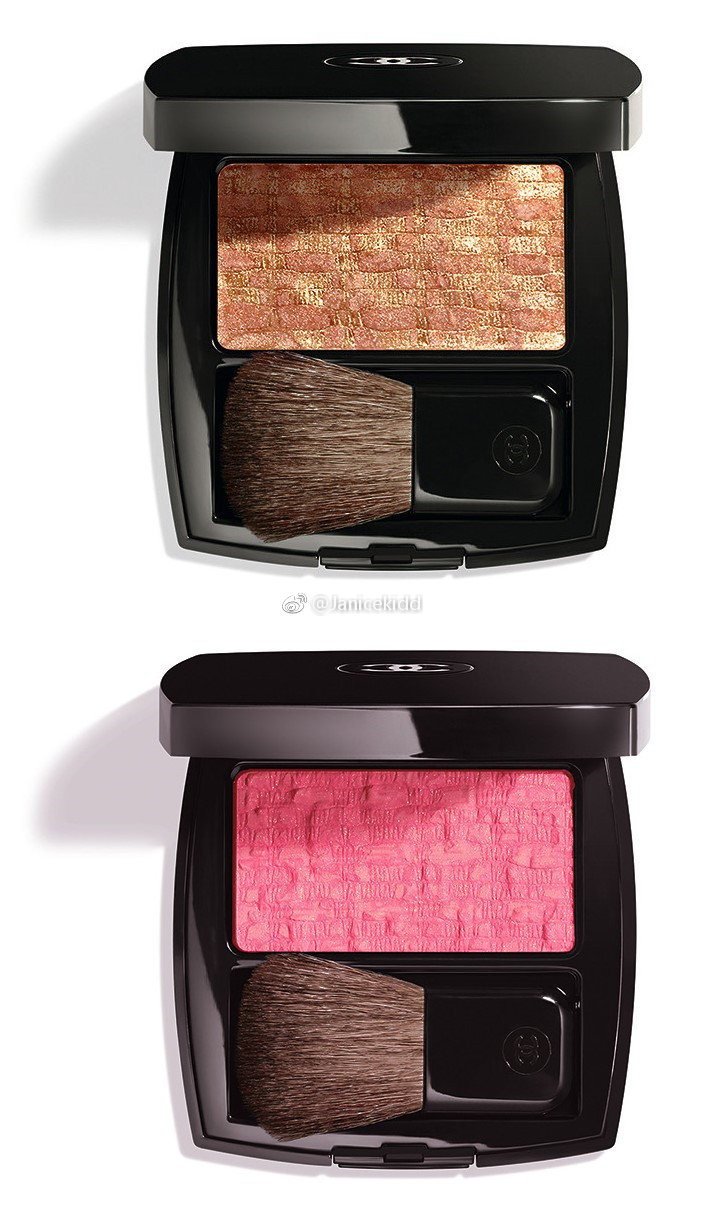 Chanel Le Blanc 系列-Poudre Lumiere 高光White Opal 粉金色细闪|腮红|香槟|指甲油|眼影|唇膏笔_新浪新闻