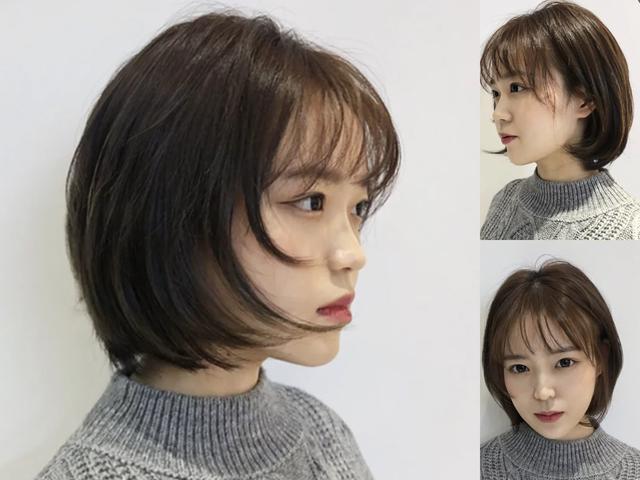 大脸方脸都适合的短发发型这几款真的太遮肉显瘦了