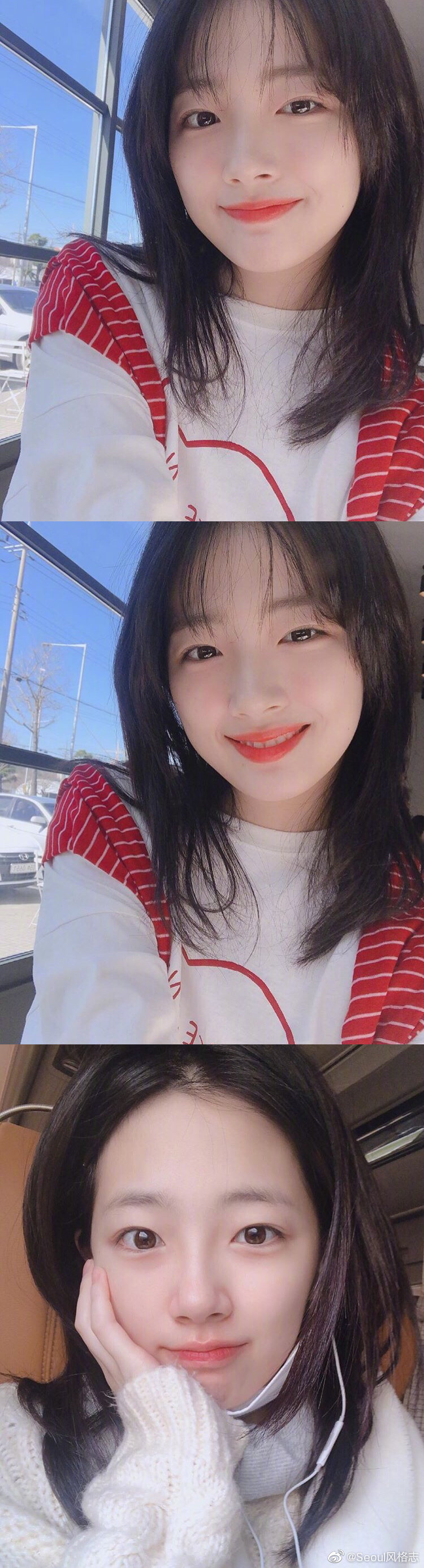 酷似秀智的女孩李恩在 散发着干净清纯的少女感