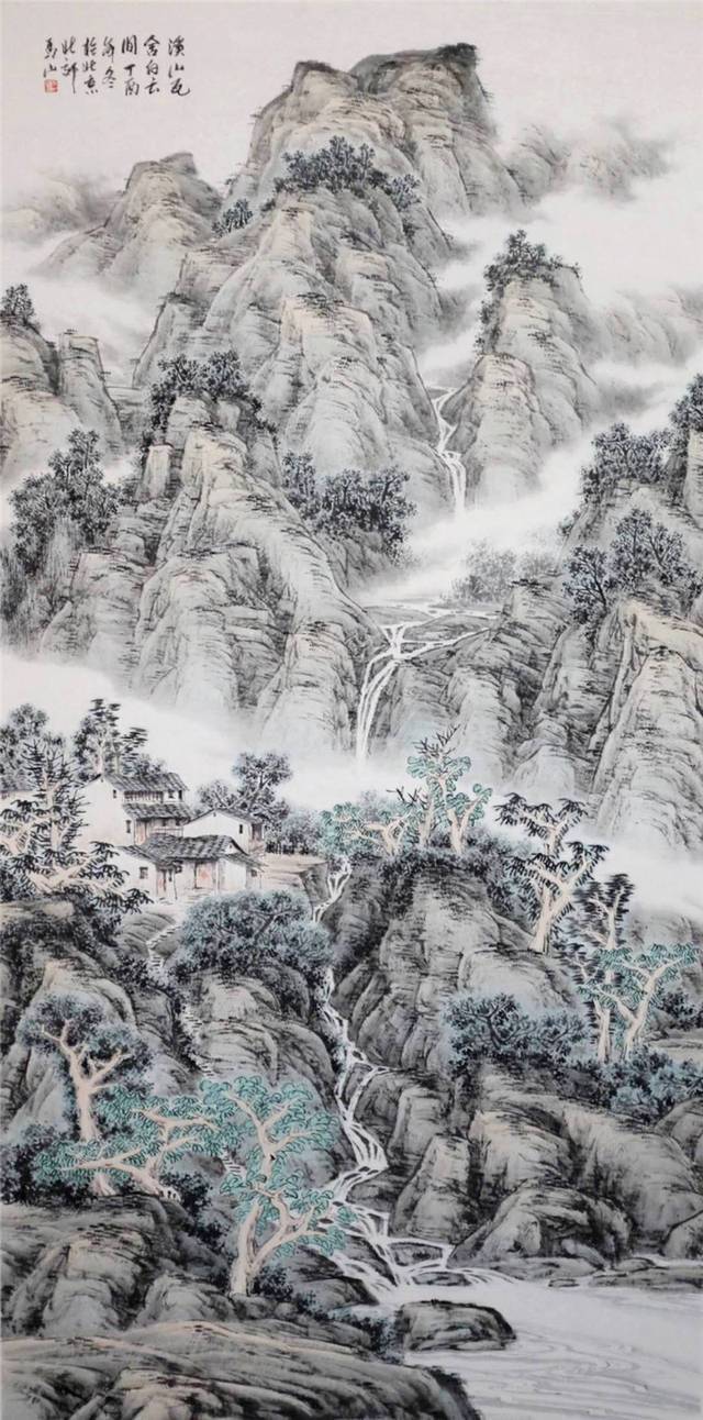 当代著名画家马山老师的山水画作品欣赏
