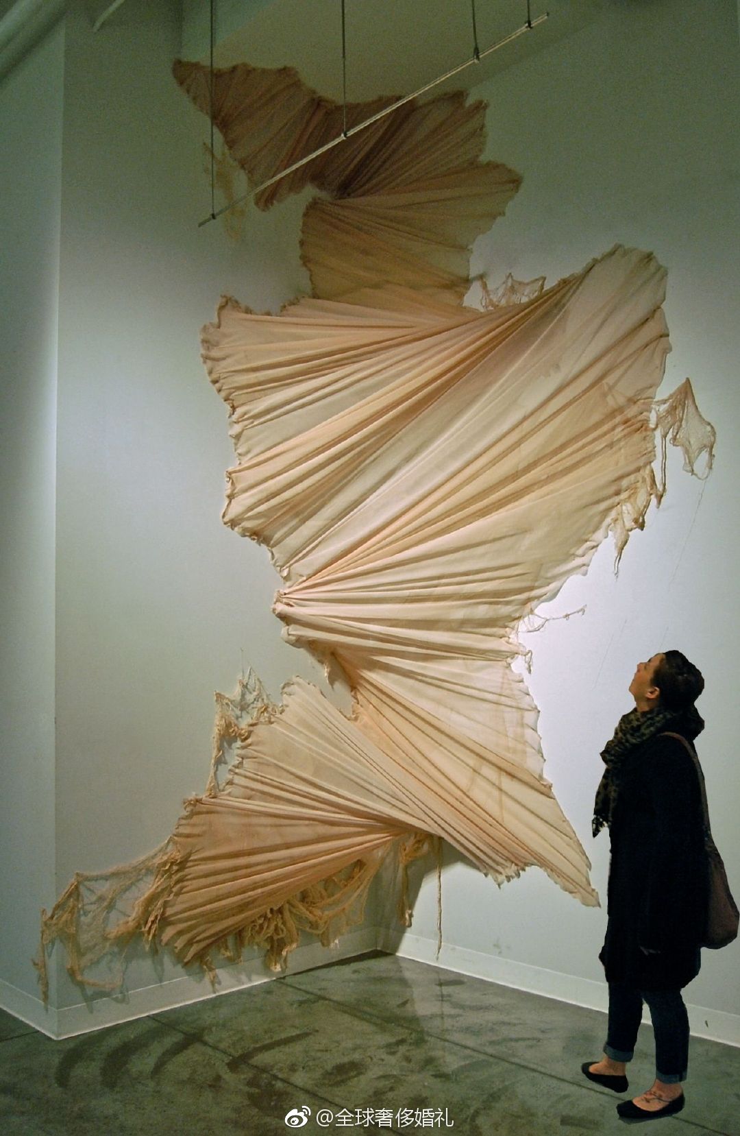 carlie trosclair是一位来自美国的装置艺术家,主要与雪纺