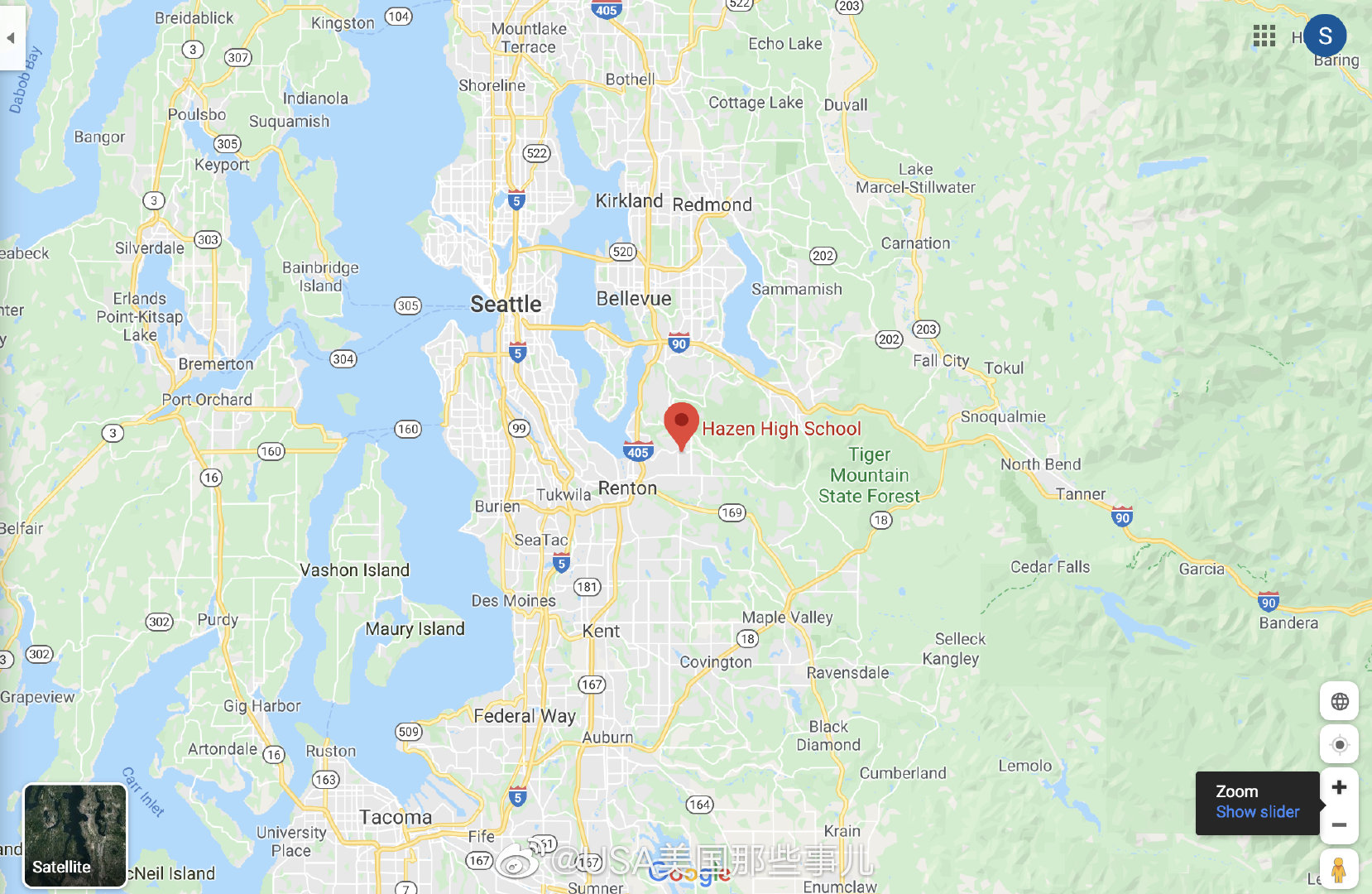 华盛顿州的renton hazen high school高中宣布周一学校关闭