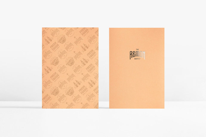 REMON雷门火锅品牌logo设计VI设计
