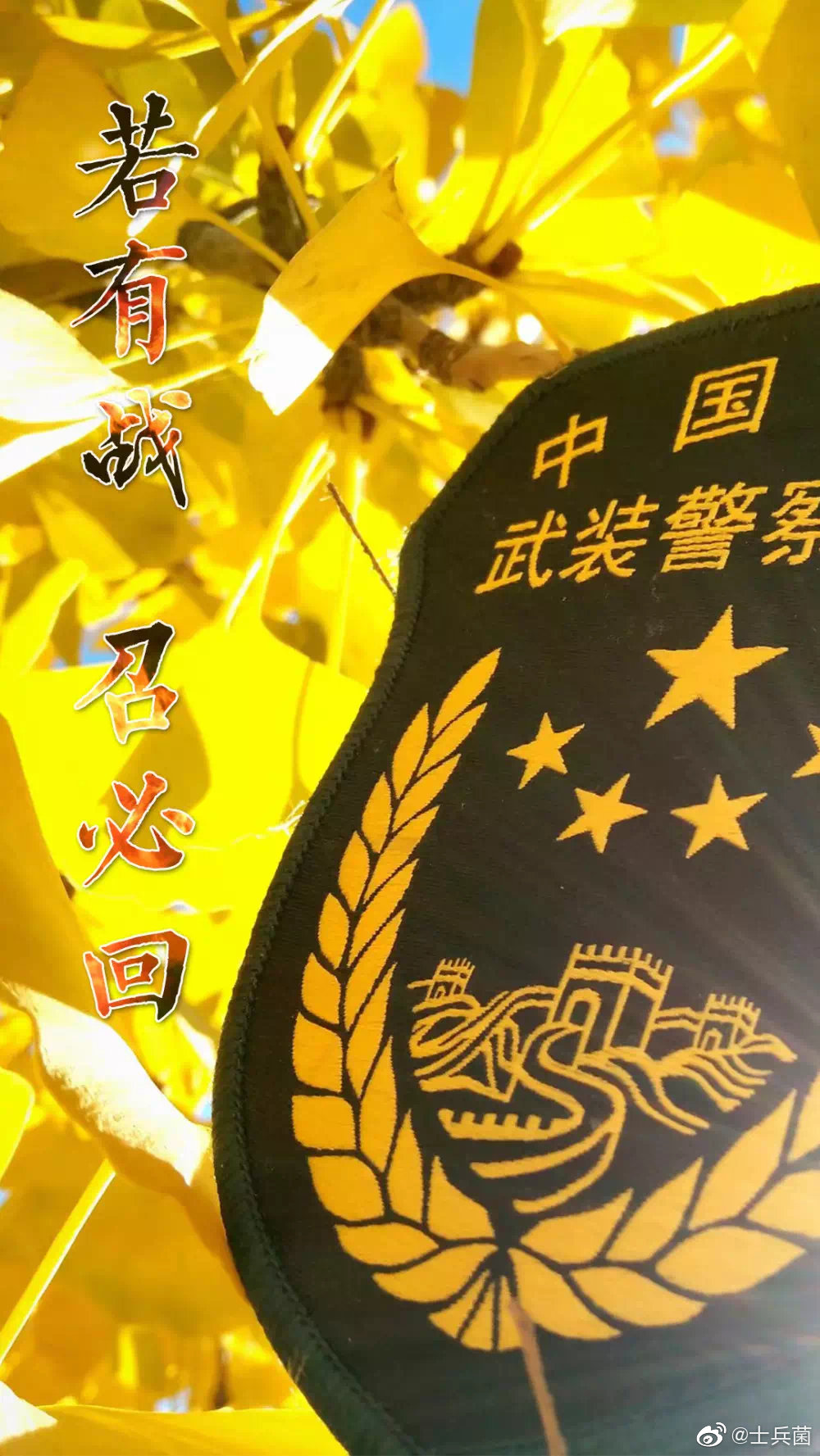 老班长,已安全返乡!这组军旅壁纸请收好( 北京武警 )