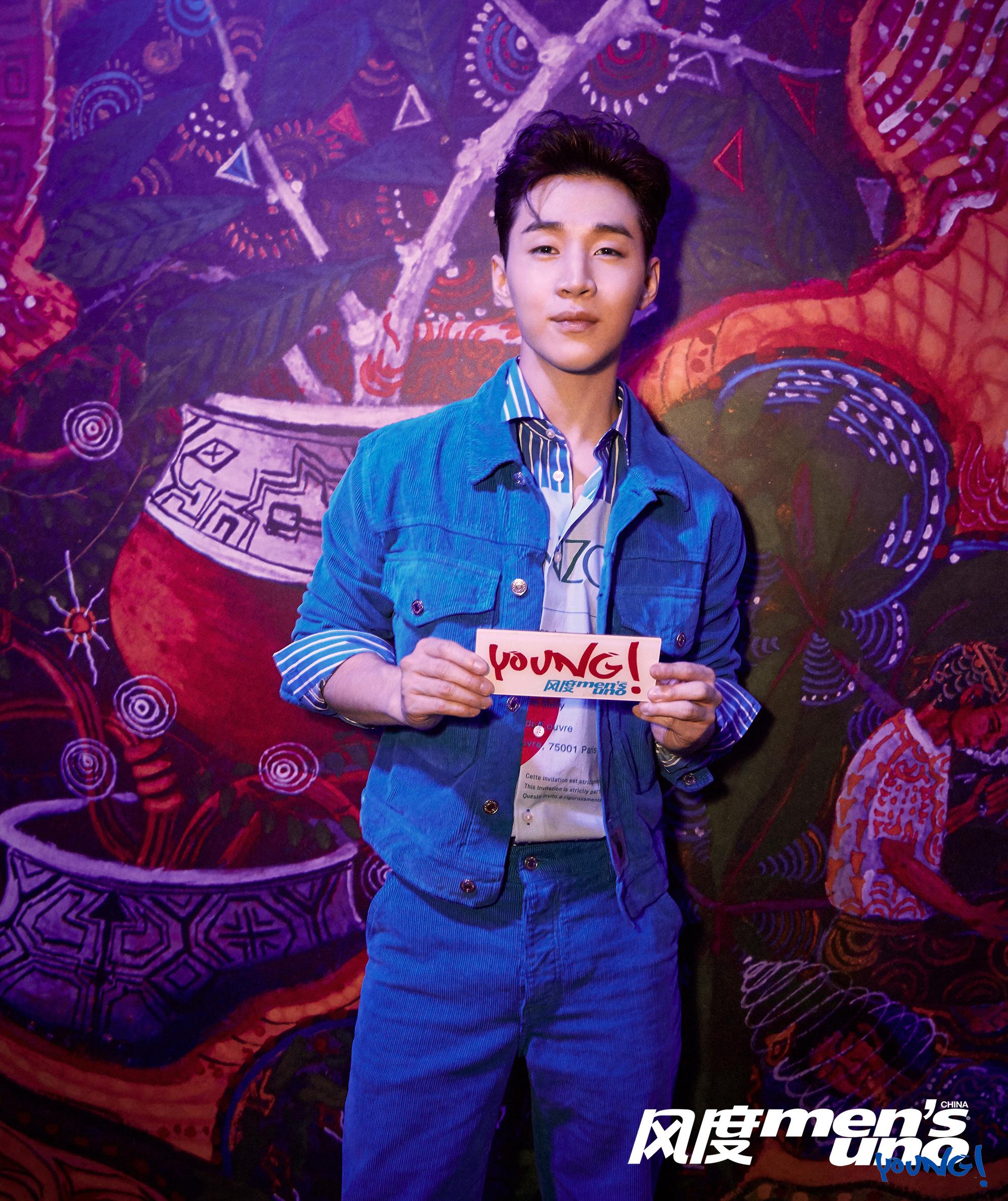 与@风度mensuno 相约巴黎时装周的帅气"蓝朋友"@刘宪华henry-lau 亮