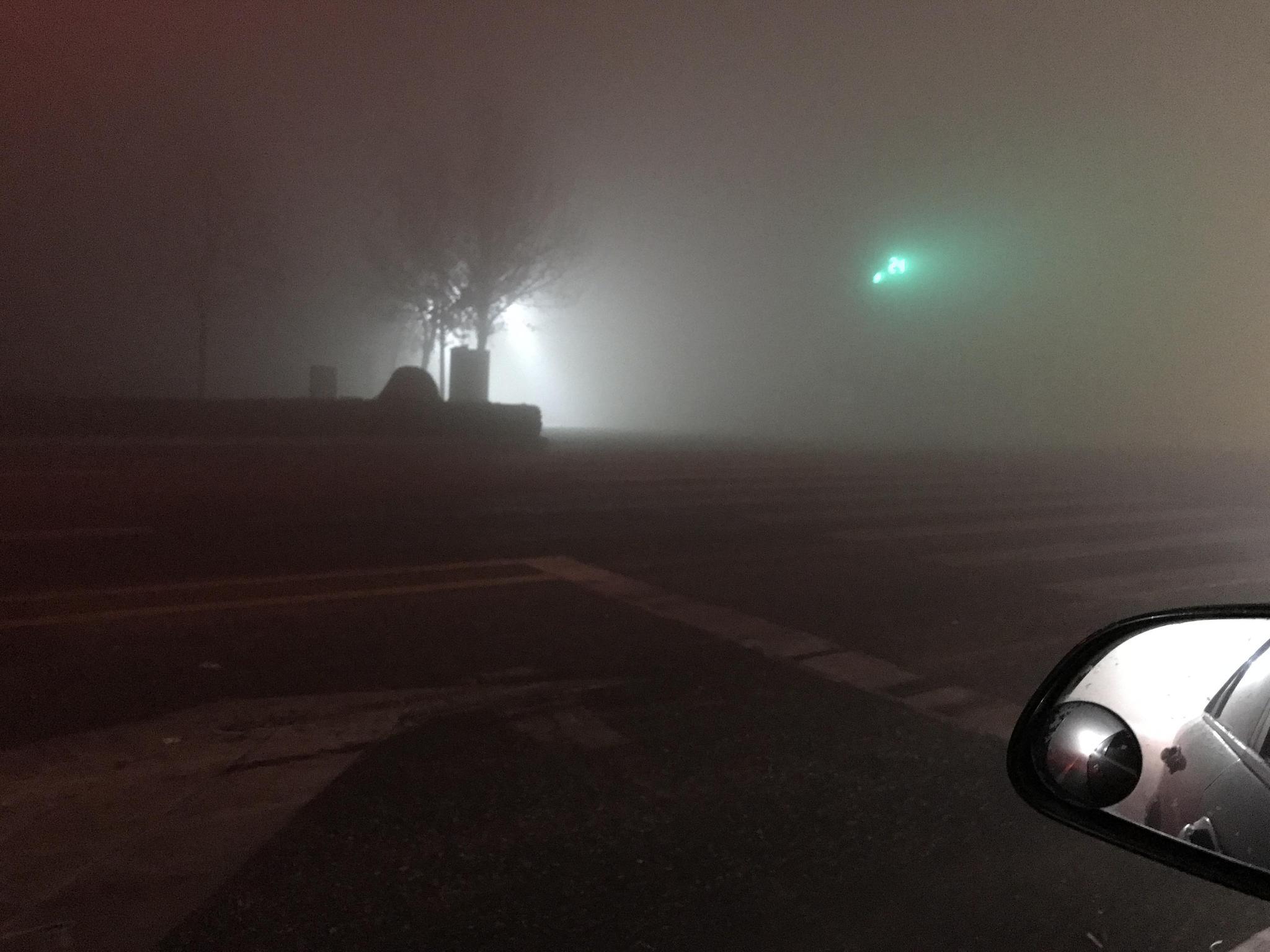 夜晚大雾图片图片